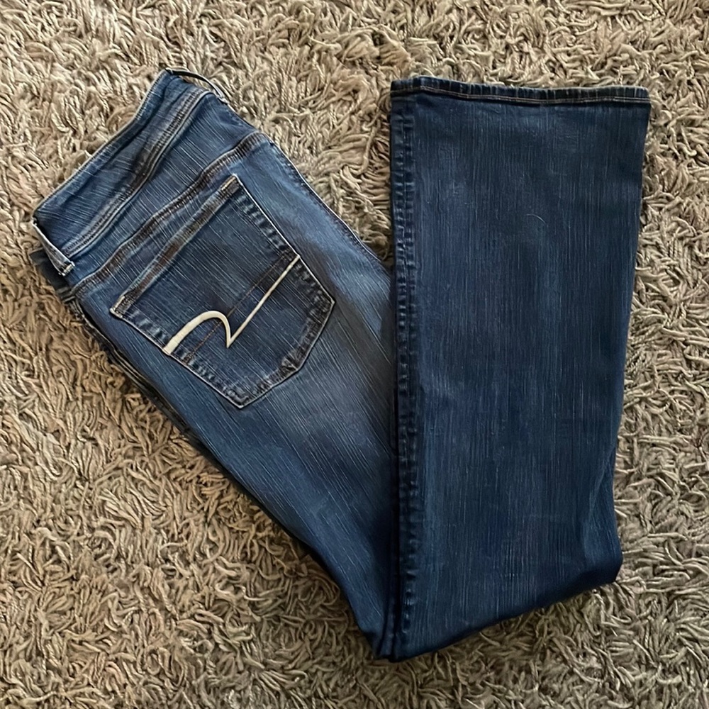 American Eagle Women’s Kick Boot Jeans. Size 12